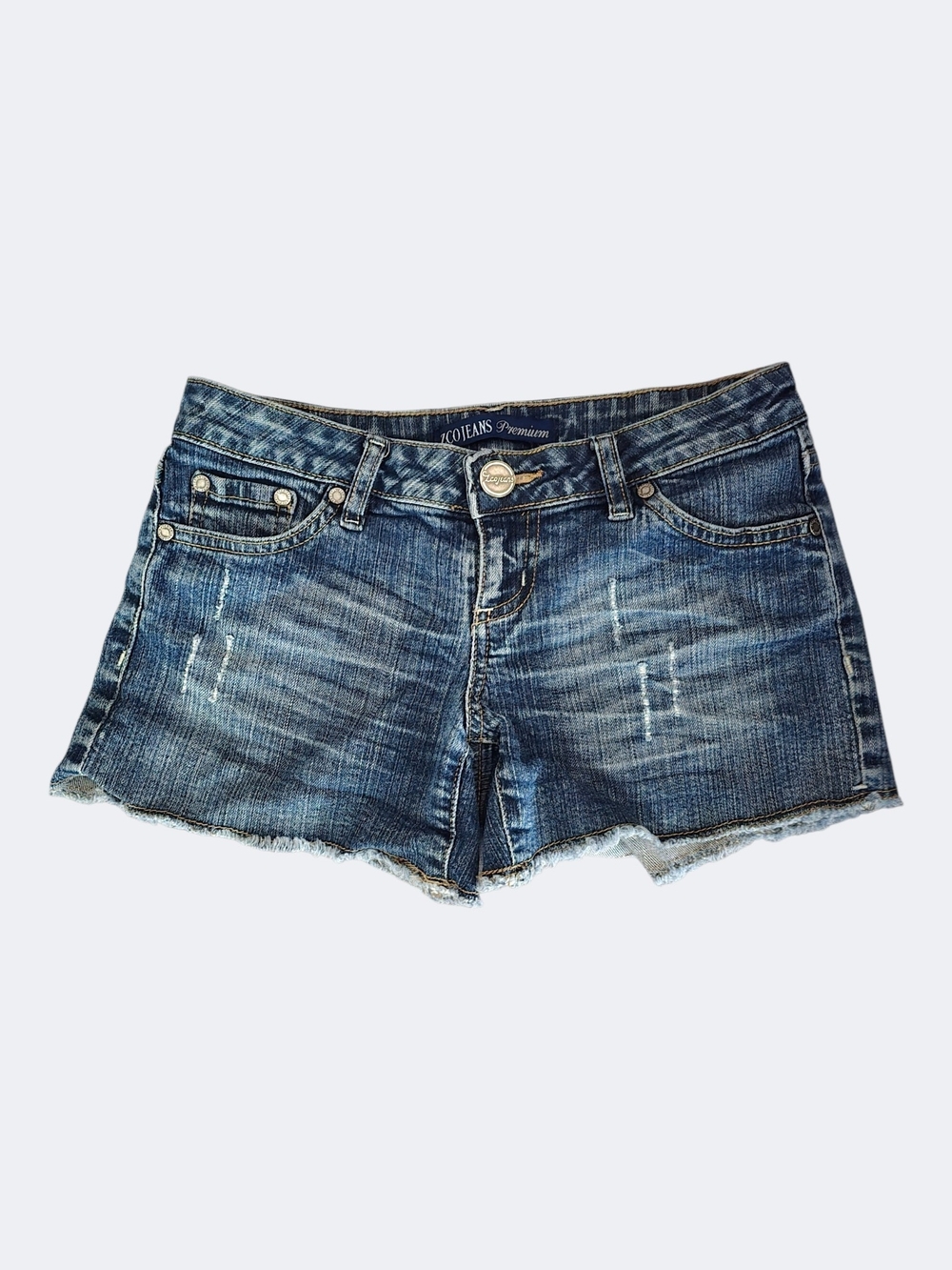 Zco Jeans Premium Shorts Women's Size 3 Distressed Denim Jean Cutoff Short